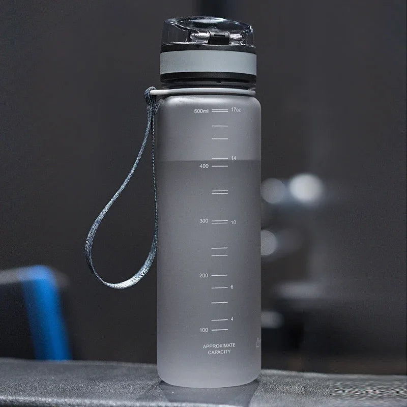 Hot Sports Water Bottle 500ML 1000ML Protein Shaker Outdoor Travel Portable Leakproof Drinkware Plastic My Drink Bottle BPA Free