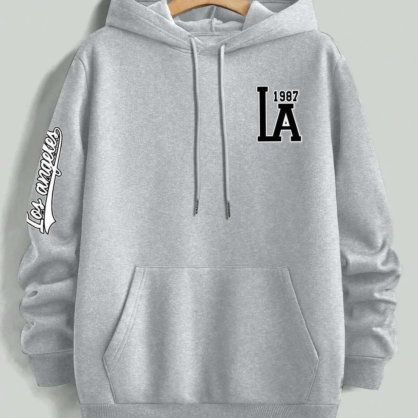 2025 Spring/Summer Men's 2D Casual Hooded Sweatshirt Stylish and Cool Youthful Hoodie for Casual Fashion Trend, Strolling Letter