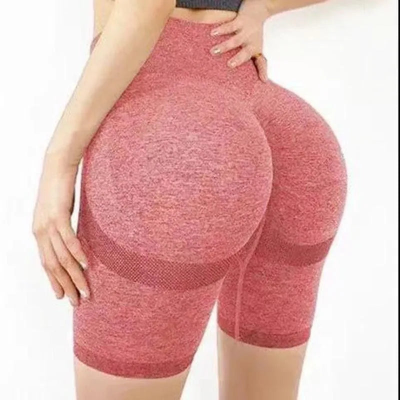 Yoga Shorts Cross-border Honey Buttocks Buttocks Sports High Waist Abdomen Stretch Tight-fitting Anti-glare Quick-drying Fitness