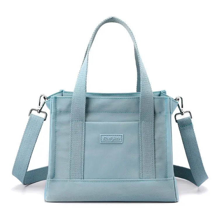New Faion Large Capaci Canvas oulder Bag College Sle Crossbody Casual Ladies Handbag Soft Foldable Ox Fabric