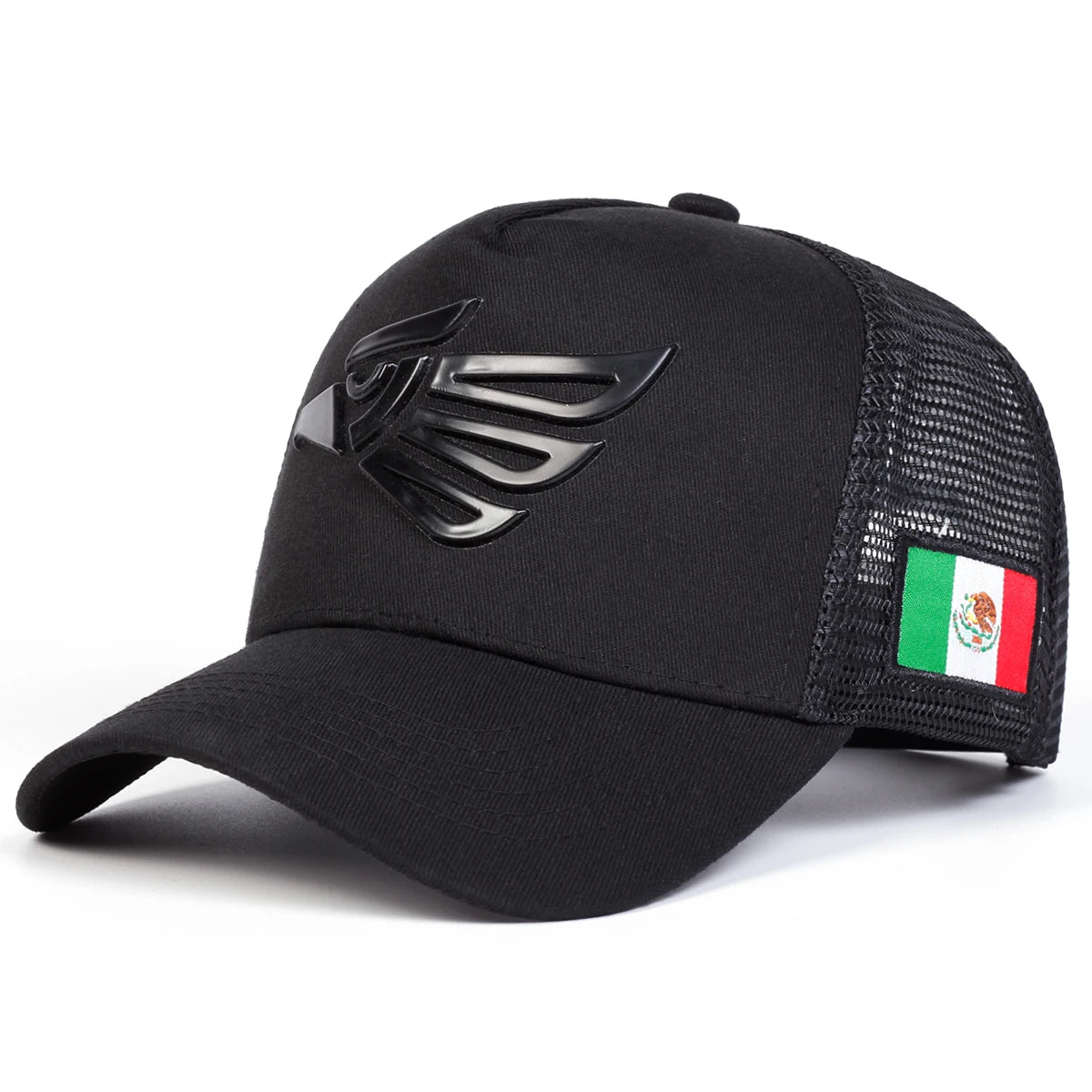 Unisex Mexican Eagle Label Baseball Net Caps Outdoor Adjustable Spring and Summer Casual Sunscreen Hat