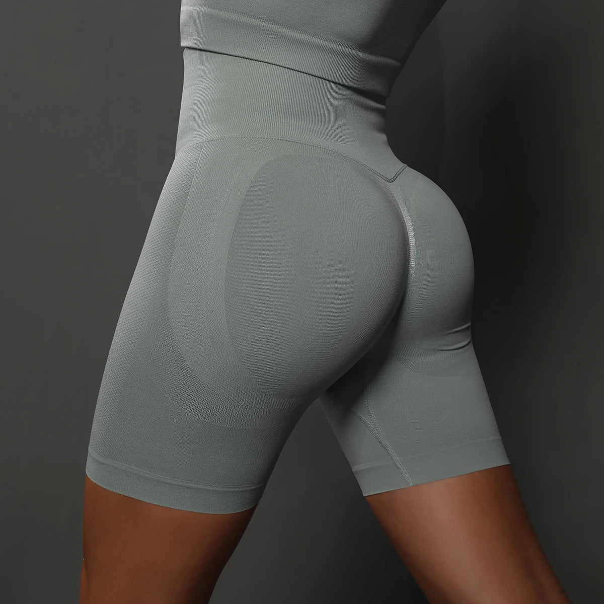 Women Shorts Yoga Fitness Shorts Running Cycling Shorts Breathable Sports Leggings Seamless High Waist Summer Workout Gym Shorts