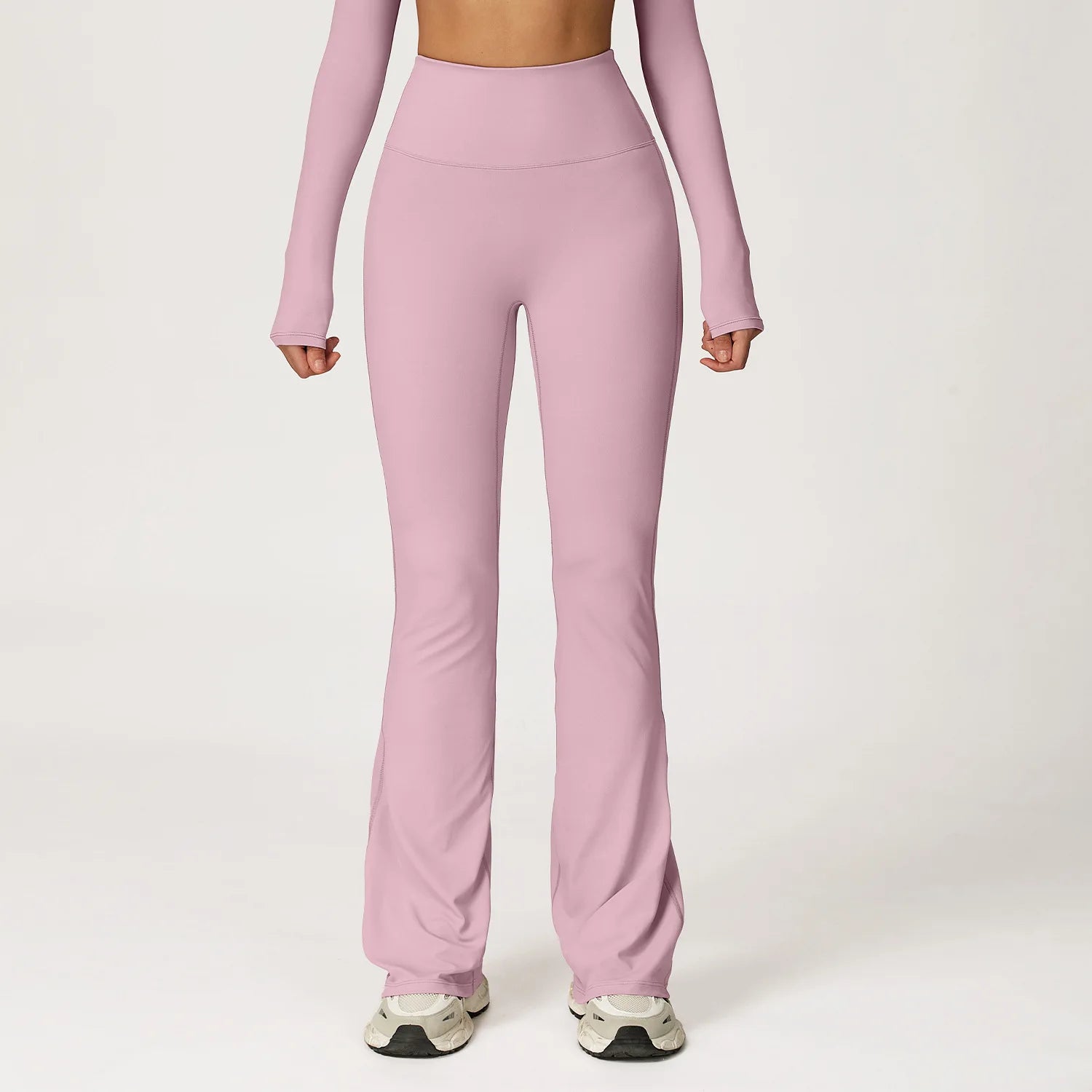 Women's Flared Yoga Pants High Waisted Bootcut Leggings with Tummy Control Wide Leg Dance Fitness Workout Trousers S-XL