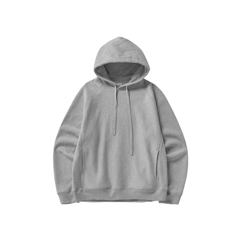 INFLATION Retro Hoodie Unisex Sports Casual Cozy Solid Color Hooded Sweatshirt Oversize Top for Men