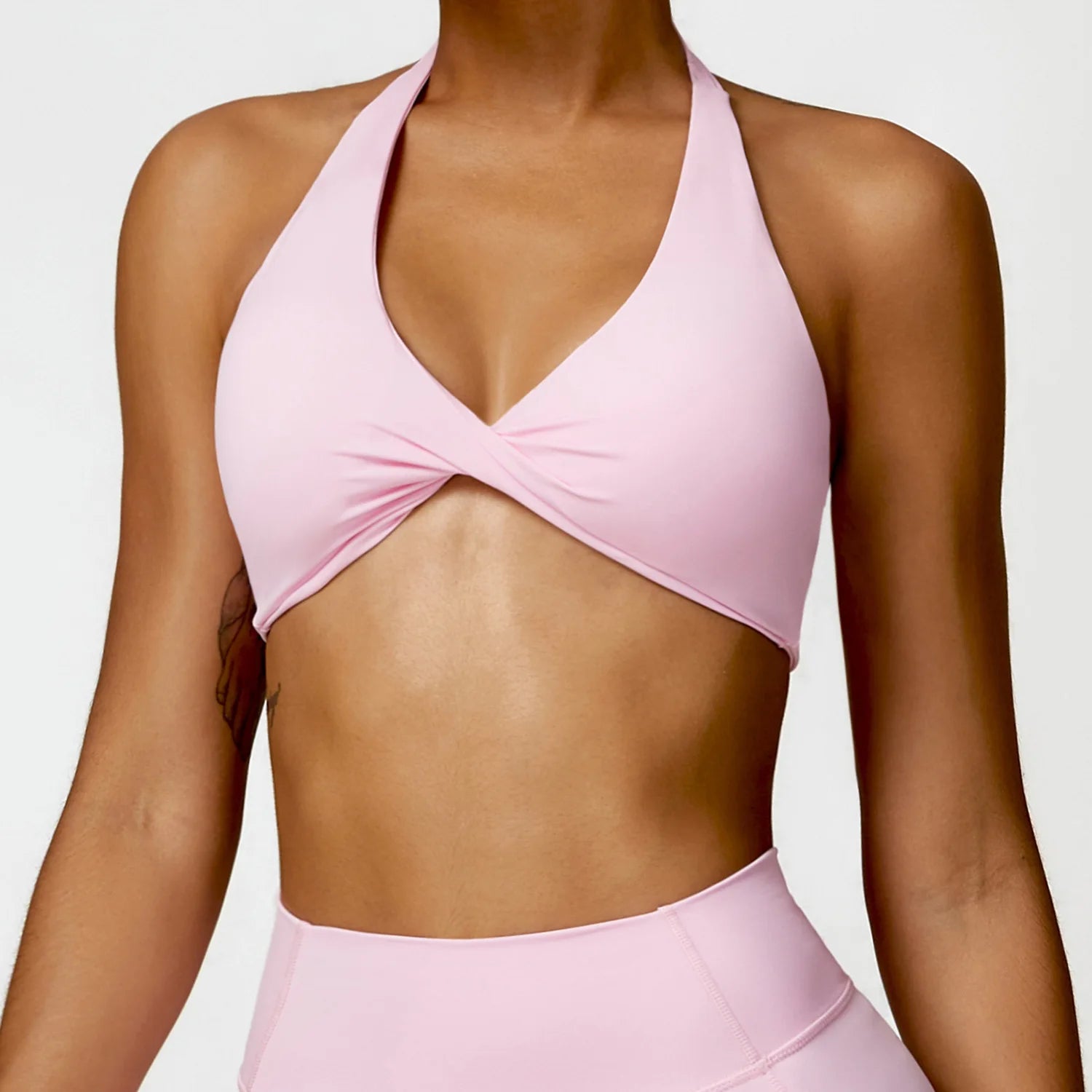 Women Sexy Beauty Back Gym Running Push Up Yoga Sports Bras Breathable Wrapped Yoga Sports Bras Triangle Cup Underwear Female