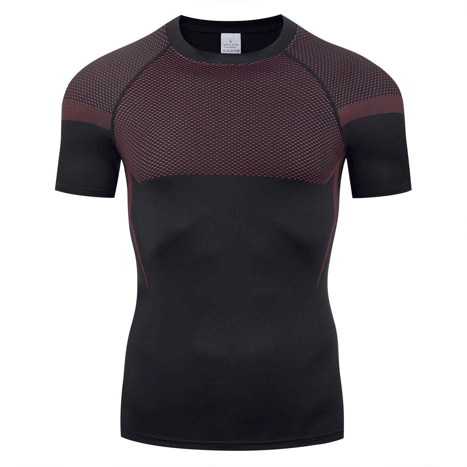 HANRAN Men's Compression shirt Tight Quick Dry Running Sports T-Shirt Gym Fitness Training Workout Breathable Man Brand Top