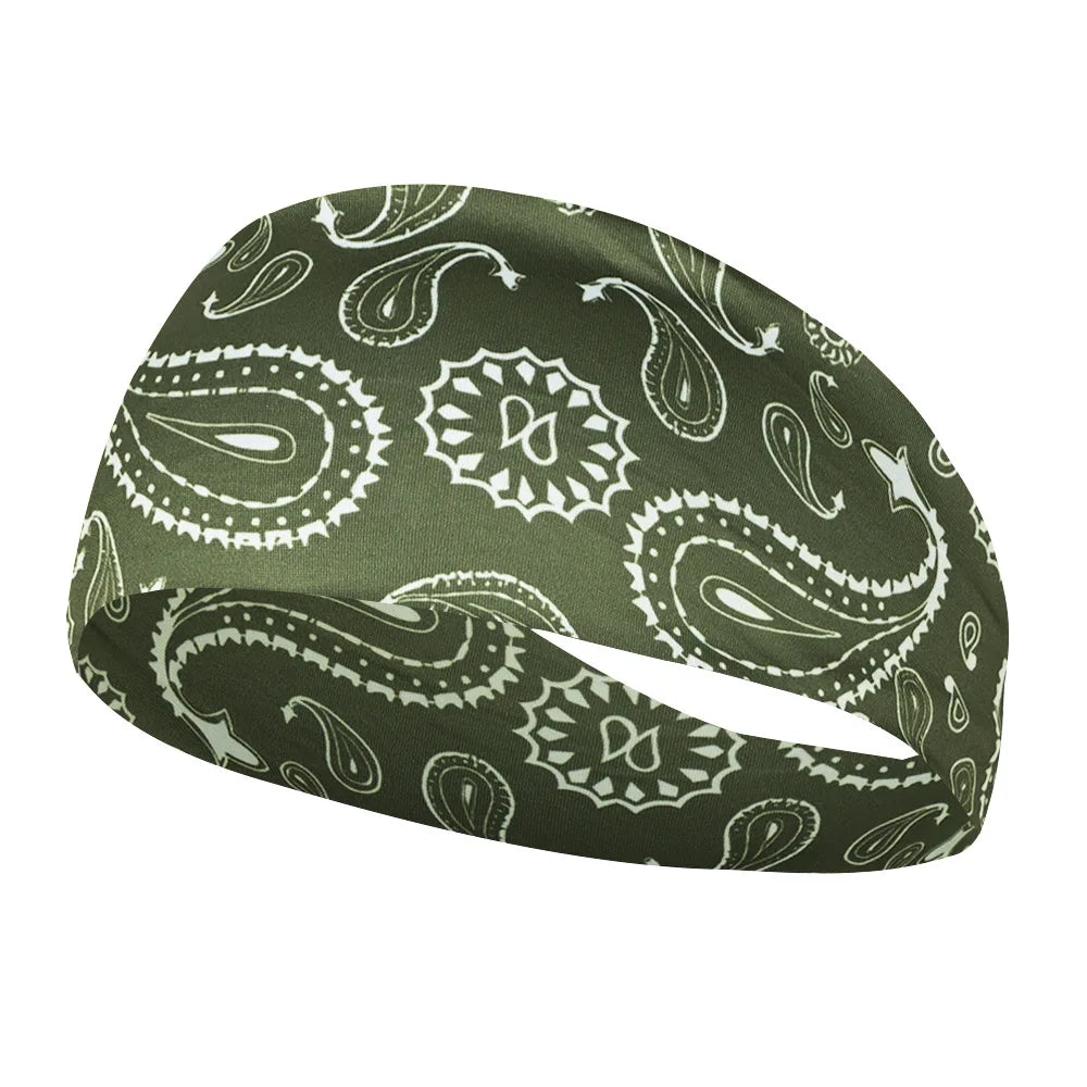 1PC Sports Headband Running Fitness Sweatband Quick-Dry Elastic Absorbent Men Women Cycling Jog Tennis Yoga Gym Hair Bandage
