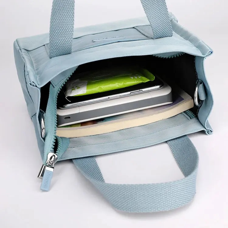 New Faion Large Capaci Canvas oulder Bag College Sle Crossbody Casual Ladies Handbag Soft Foldable Ox Fabric