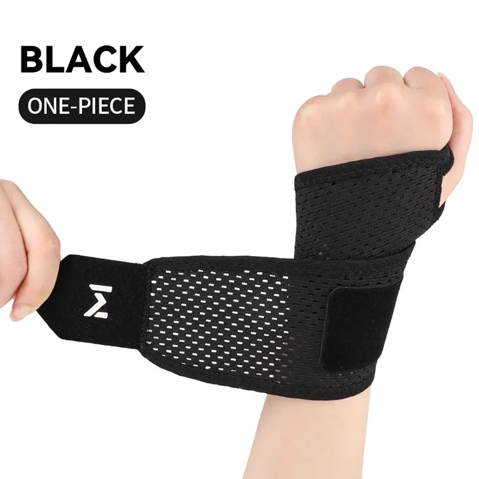 Breathable Wrist Support Brace for Gym/Work - Adjustable Compression Sleeve, Arthritis & Carpal Tunnel Relief, Sports Injury Pre
